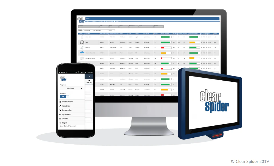 screenshot of Clear Spider